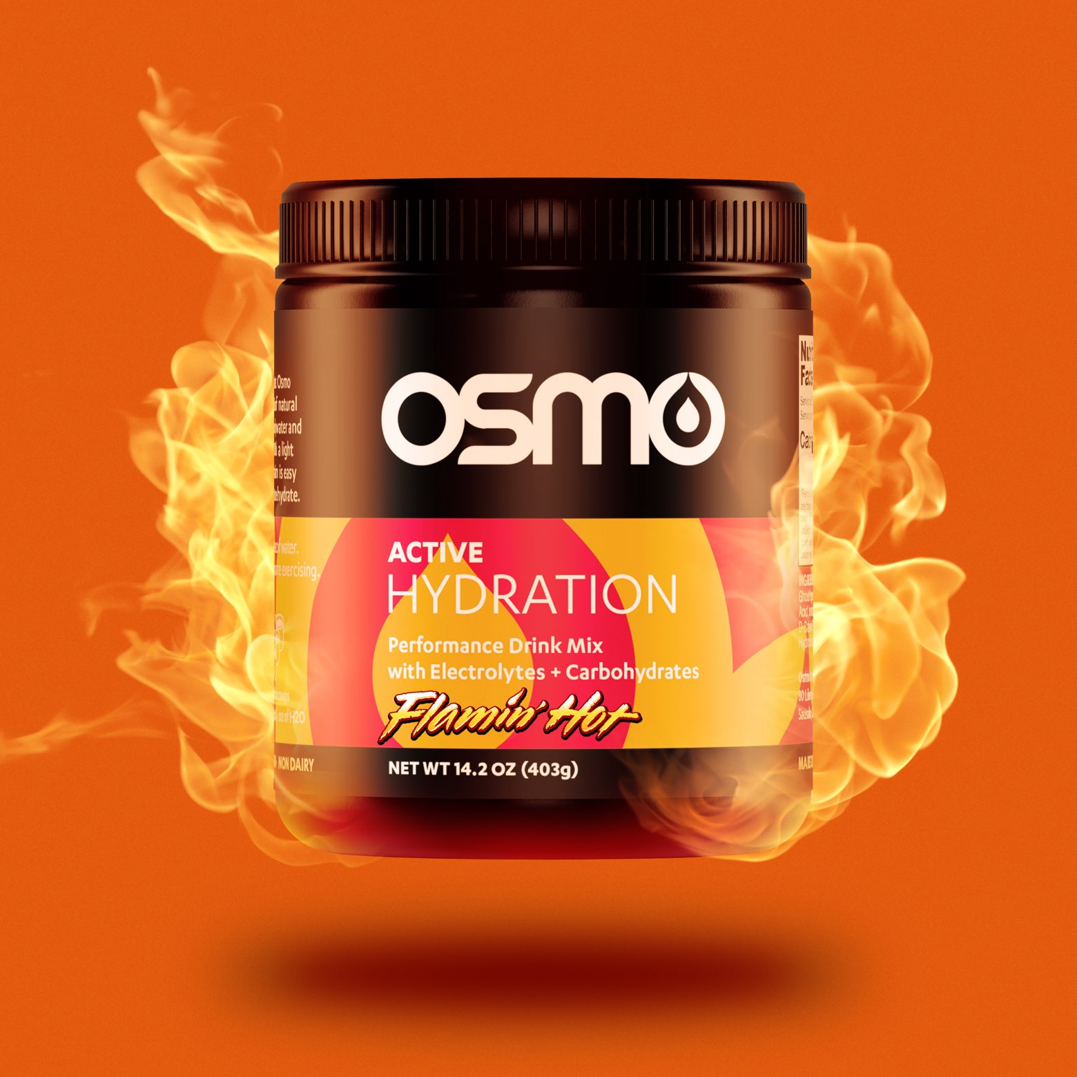 3D rendering of Osmo flamin' hot