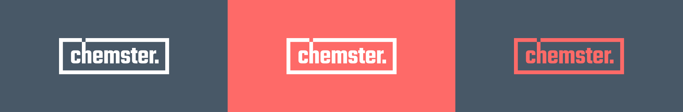 Chemster logo design colors.